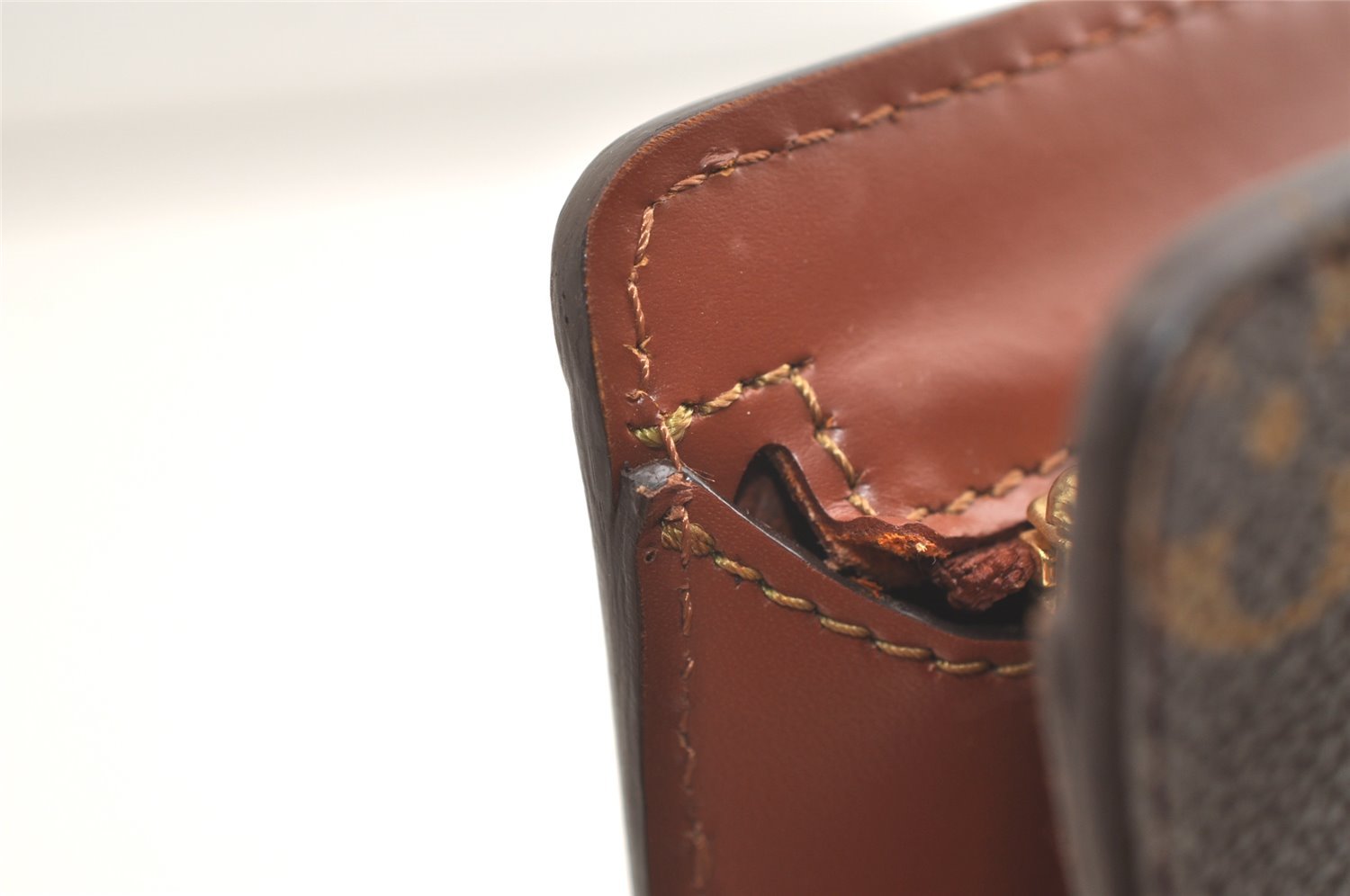 Authentic Louis Vuitton Monogram Pochette Homme Clutch Hand Bag M51795 LV 4048K