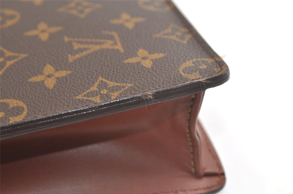 Authentic Louis Vuitton Monogram Pochette Homme Clutch Hand Bag M51795 LV 4048K