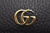 Auth GUCCI GG Marmont Double G 6 Hooks Key Case Leather 456118 Black Box 4049J