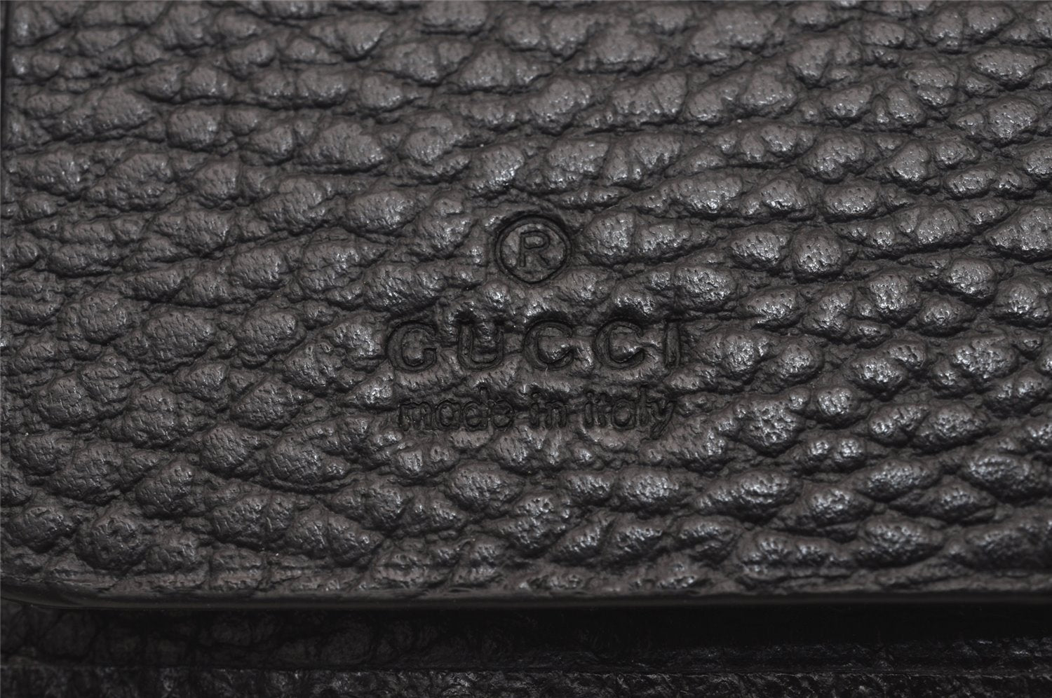 Auth GUCCI GG Marmont Double G 6 Hooks Key Case Leather 456118 Black Box 4049J