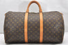 Authentic Louis Vuitton Monogram Keepall 50 Travel Boston Bag M41426 LV 4049K