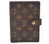 Authentic Louis Vuitton Monogram Agenda PM Notebook Cover R20005 LV 4050K