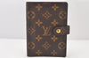 Authentic Louis Vuitton Monogram Agenda PM Notebook Cover R20005 LV 4050K