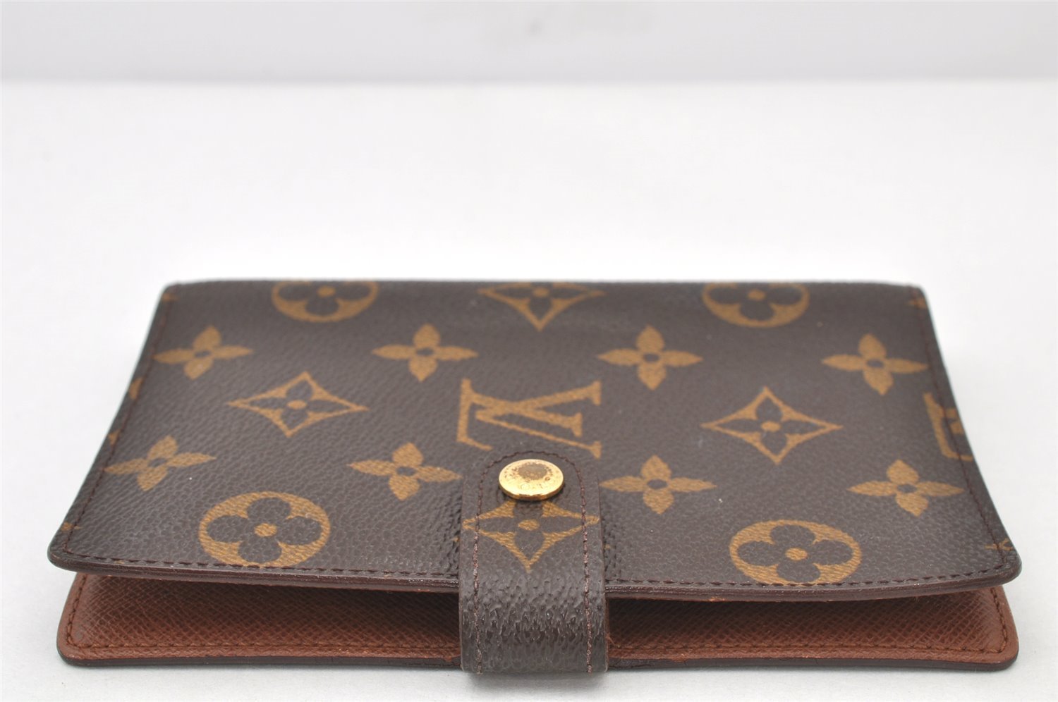 Authentic Louis Vuitton Monogram Agenda PM Notebook Cover R20005 LV 4050K