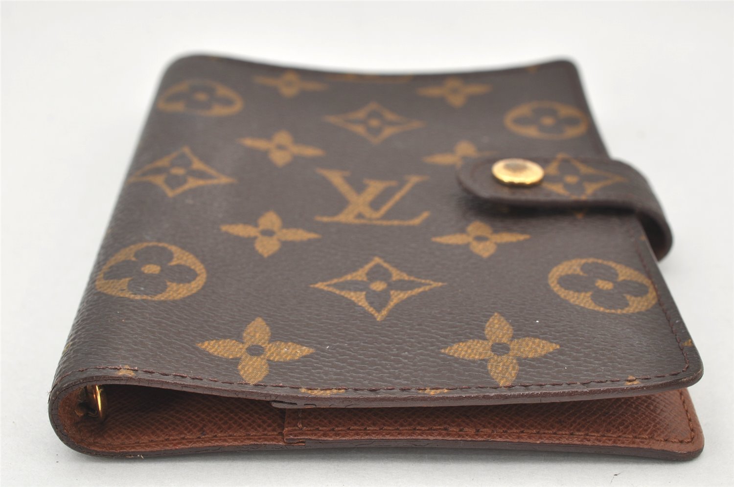 Authentic Louis Vuitton Monogram Agenda PM Notebook Cover R20005 LV 4050K
