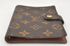 Authentic Louis Vuitton Monogram Agenda PM Notebook Cover R20005 LV 4050K