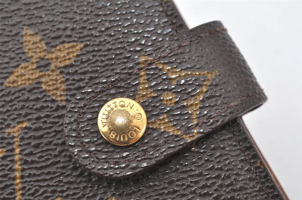 Authentic Louis Vuitton Monogram Agenda PM Notebook Cover R20005 LV 4050K
