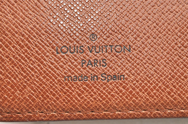 Authentic Louis Vuitton Monogram Agenda PM Notebook Cover R20005 LV 4051I