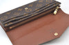 Authentic Louis Vuitton Monogram Portefeuille Sarah Purse Wallet M60531 LV 4051J