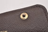 Authentic Louis Vuitton Monogram Mini Lin Multicles 4 Hooks Key Case Brown 4052I