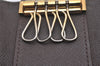 Authentic Louis Vuitton Monogram Mini Lin Multicles 4 Hooks Key Case Brown 4052I