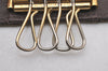 Authentic Louis Vuitton Monogram Mini Lin Multicles 4 Hooks Key Case Brown 4052I