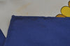 Authentic HERMES Carre 90 Scarf "SKYROS" Silk Navy 4053H