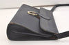 Authentic Christian Dior Trotter Shoulder Cross Bag Purse PVC Leather Blue 4053J