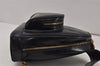 Authentic GUCCI Vintage Bamboo Shoulder Bag Purse Enamel Black Junk 4053K