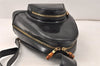 Authentic GUCCI Vintage Bamboo Shoulder Bag Purse Enamel Black Junk 4053K
