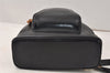 Authentic GUCCI Vintage Bamboo Shoulder Bag Purse Enamel Black Junk 4053K