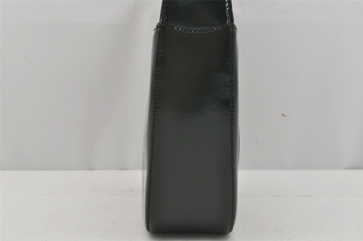 Authentic GUCCI Vintage Shoulder Hand Bag Purse Leather Green Junk 4054J