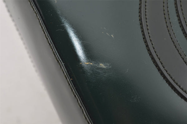 Authentic GUCCI Vintage Shoulder Hand Bag Purse Leather Green Junk 4054J