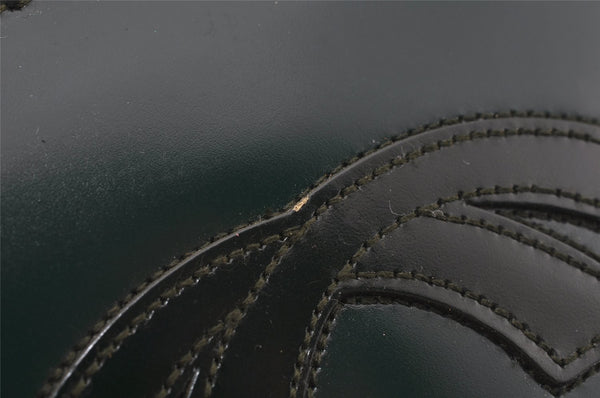 Authentic GUCCI Vintage Shoulder Hand Bag Purse Leather Green Junk 4054J