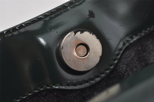 Authentic GUCCI Vintage Shoulder Hand Bag Purse Leather Green Junk 4054J