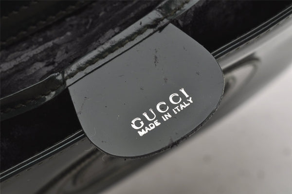 Authentic GUCCI Vintage Shoulder Hand Bag Purse Leather Green Junk 4054J