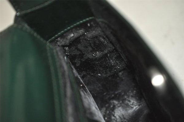 Authentic GUCCI Vintage Shoulder Hand Bag Purse Leather Green Junk 4054J