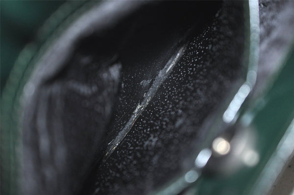 Authentic GUCCI Vintage Shoulder Hand Bag Purse Leather Green Junk 4054J