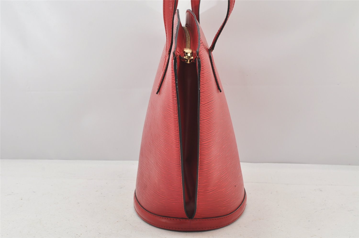 Auth Louis Vuitton Epi Saint Jacques Shopping Shoulder Bag Red M52267 LV 4055K