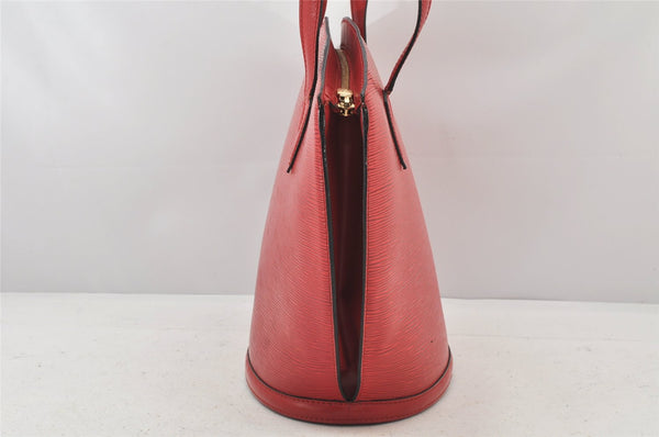 Auth Louis Vuitton Epi Saint Jacques Shopping Shoulder Bag Red M52267 LV 4055K