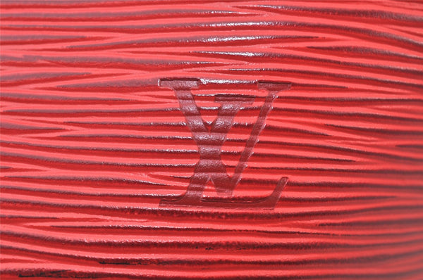 Auth Louis Vuitton Epi Saint Jacques Shopping Shoulder Bag Red M52267 LV 4055K