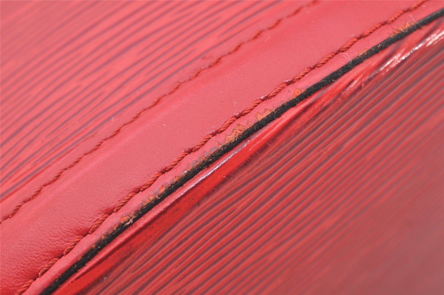 Auth Louis Vuitton Epi Saint Jacques Shopping Shoulder Bag Red M52267 LV 4055K