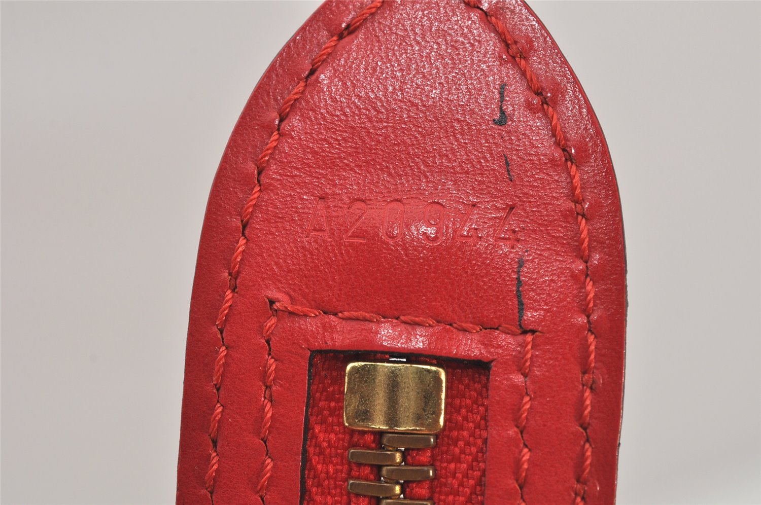 Auth Louis Vuitton Epi Saint Jacques Shopping Shoulder Bag Red M52267 LV 4055K