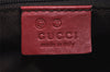 Authentic GUCCI Guccissima Charmy GG Leather Shoulder Bag 231819 Red 4058J