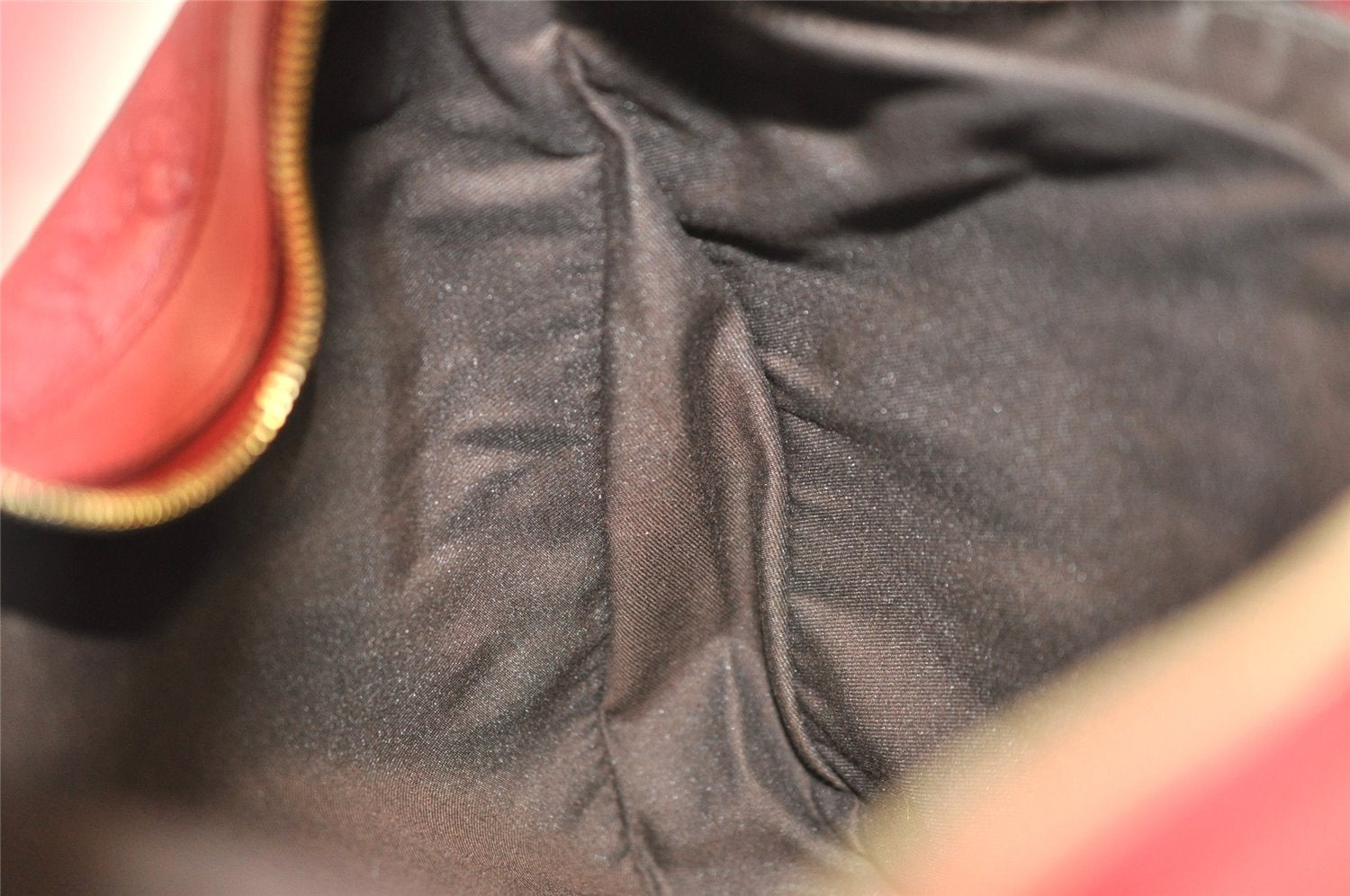 Authentic GUCCI Guccissima Charmy GG Leather Shoulder Bag 231819 Red 4058J