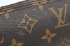 Authentic Louis Vuitton Monogram Trousse Ronde Pen Case Pouch M47630 Junk 4058K