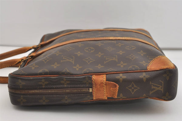 Authentic Louis Vuitton Monogram Porte Documents Voyage M53361 Briefcase 4059J
