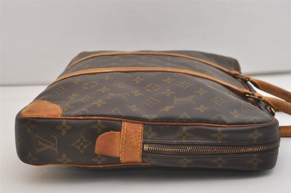 Authentic Louis Vuitton Monogram Porte Documents Voyage M53361 Briefcase 4059J