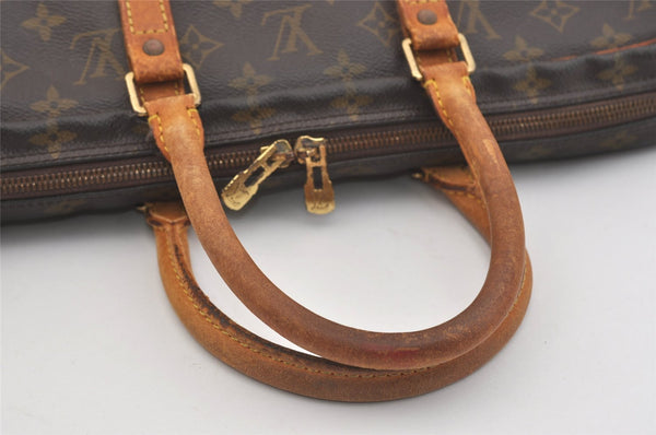 Authentic Louis Vuitton Monogram Porte Documents Voyage M53361 Briefcase 4059J