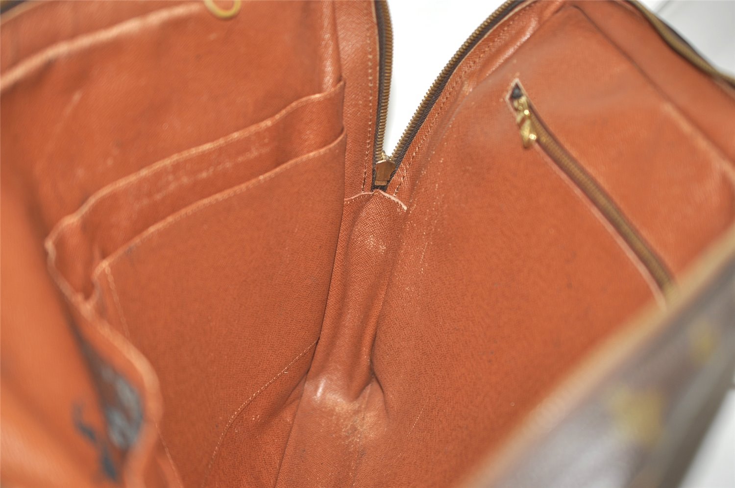 Authentic Louis Vuitton Monogram Porte Documents Voyage M53361 Briefcase 4059J