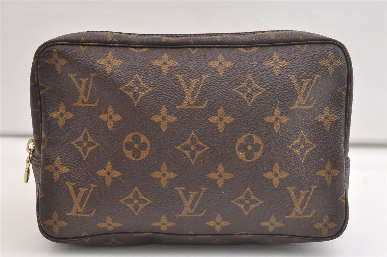 Auth Louis Vuitton Monogram Trousse Toilette 23 Clutch Bag M47524 Junk 4059K