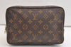 Auth Louis Vuitton Monogram Trousse Toilette 23 Clutch Bag M47524 Junk 4059K