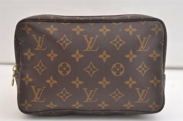 Auth Louis Vuitton Monogram Trousse Toilette 23 Clutch Bag M47524 Junk 4059K