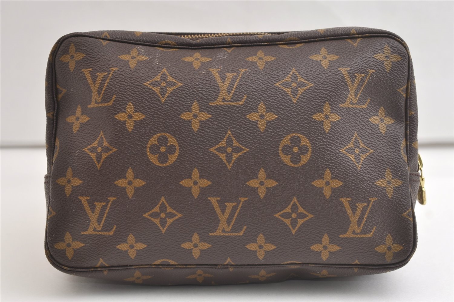 Auth Louis Vuitton Monogram Trousse Toilette 23 Clutch Bag M47524 Junk 4059K