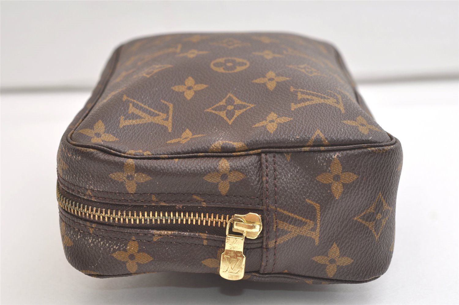 Auth Louis Vuitton Monogram Trousse Toilette 23 Clutch Bag M47524 Junk 4059K