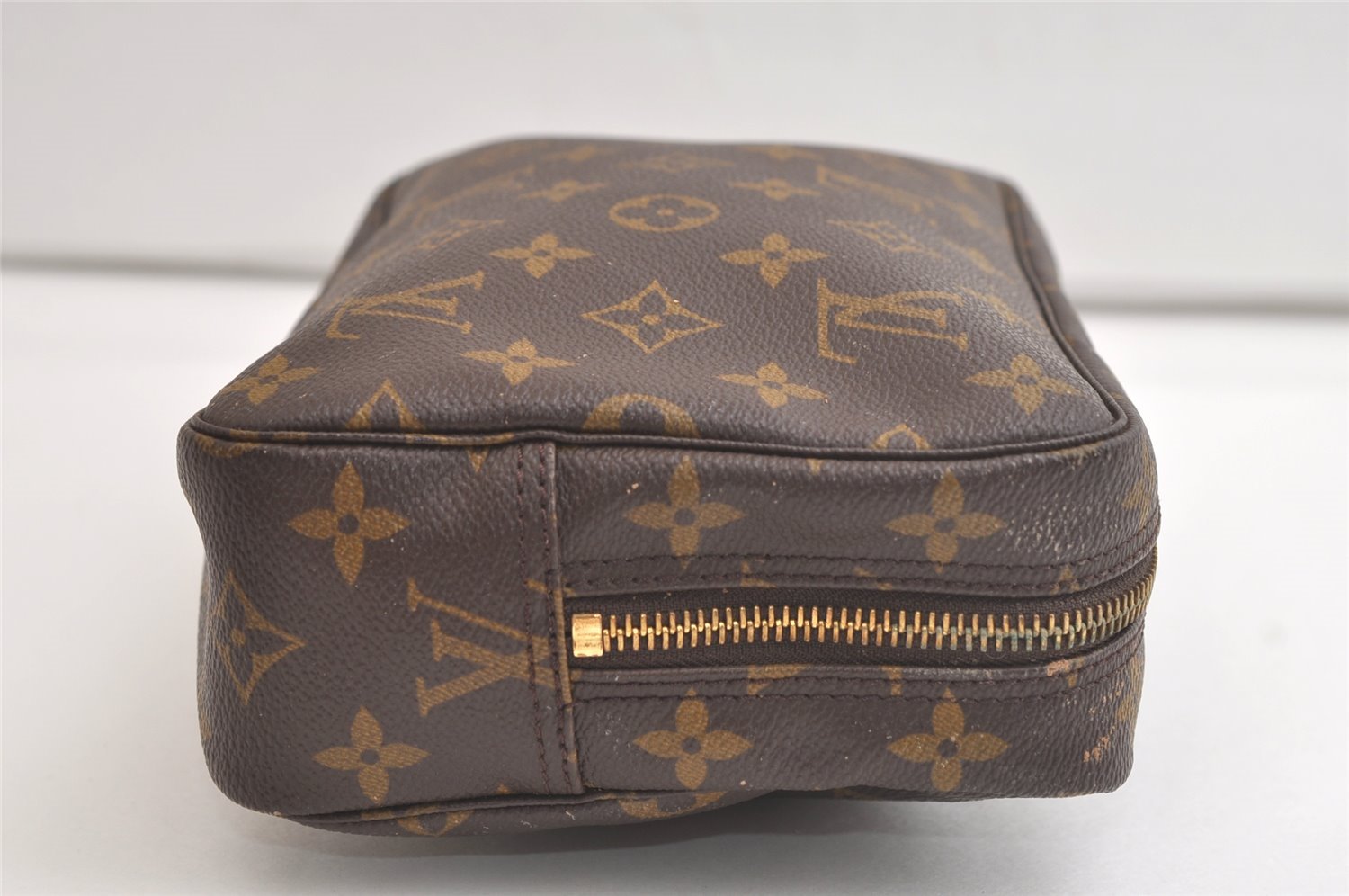 Auth Louis Vuitton Monogram Trousse Toilette 23 Clutch Bag M47524 Junk 4059K