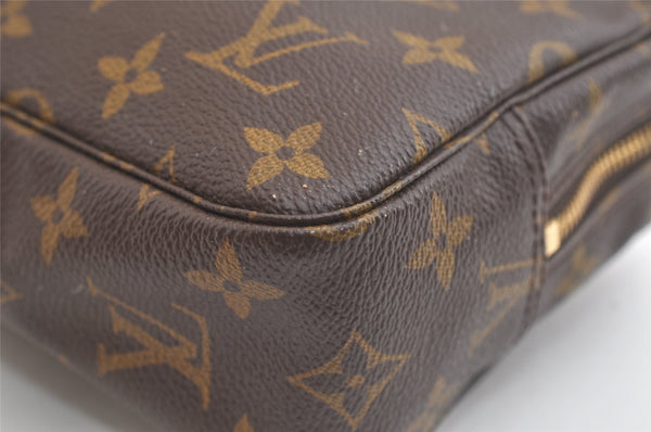Auth Louis Vuitton Monogram Trousse Toilette 23 Clutch Bag M47524 Junk 4059K