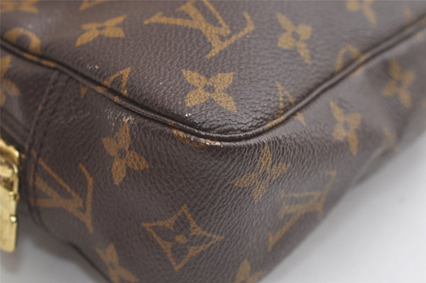 Auth Louis Vuitton Monogram Trousse Toilette 23 Clutch Bag M47524 Junk 4059K