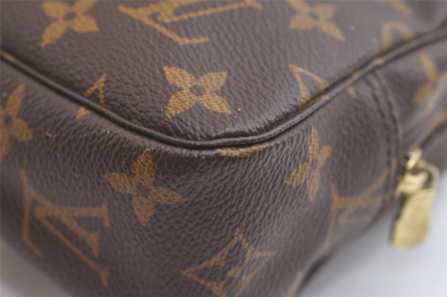 Auth Louis Vuitton Monogram Trousse Toilette 23 Clutch Bag M47524 Junk 4059K