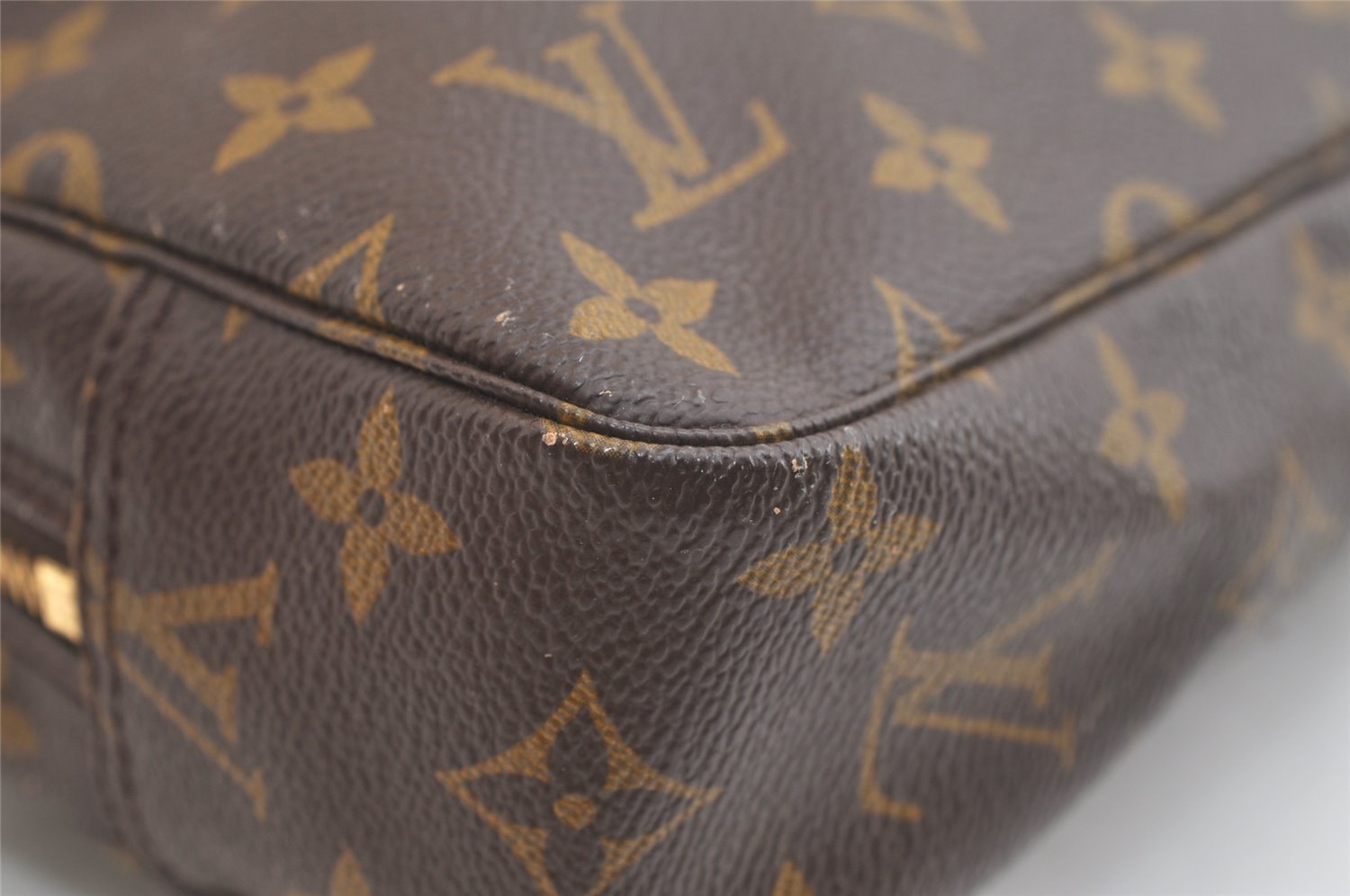 Auth Louis Vuitton Monogram Trousse Toilette 23 Clutch Bag M47524 Junk 4059K